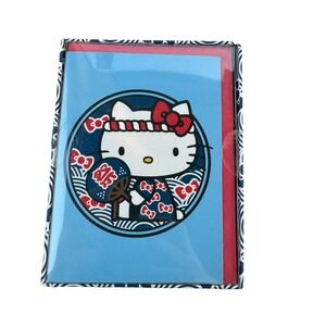 Cost Plus World Market Sanrio Hello Kitty Festival 12 Blank Notecards New